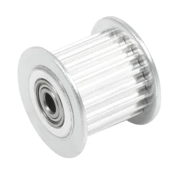 

Aluminum 3M 20T 3/4/5/6mm Bore Synchronous Wheel Idler Pulley with Ball Bearing for 16mm Timing Belt