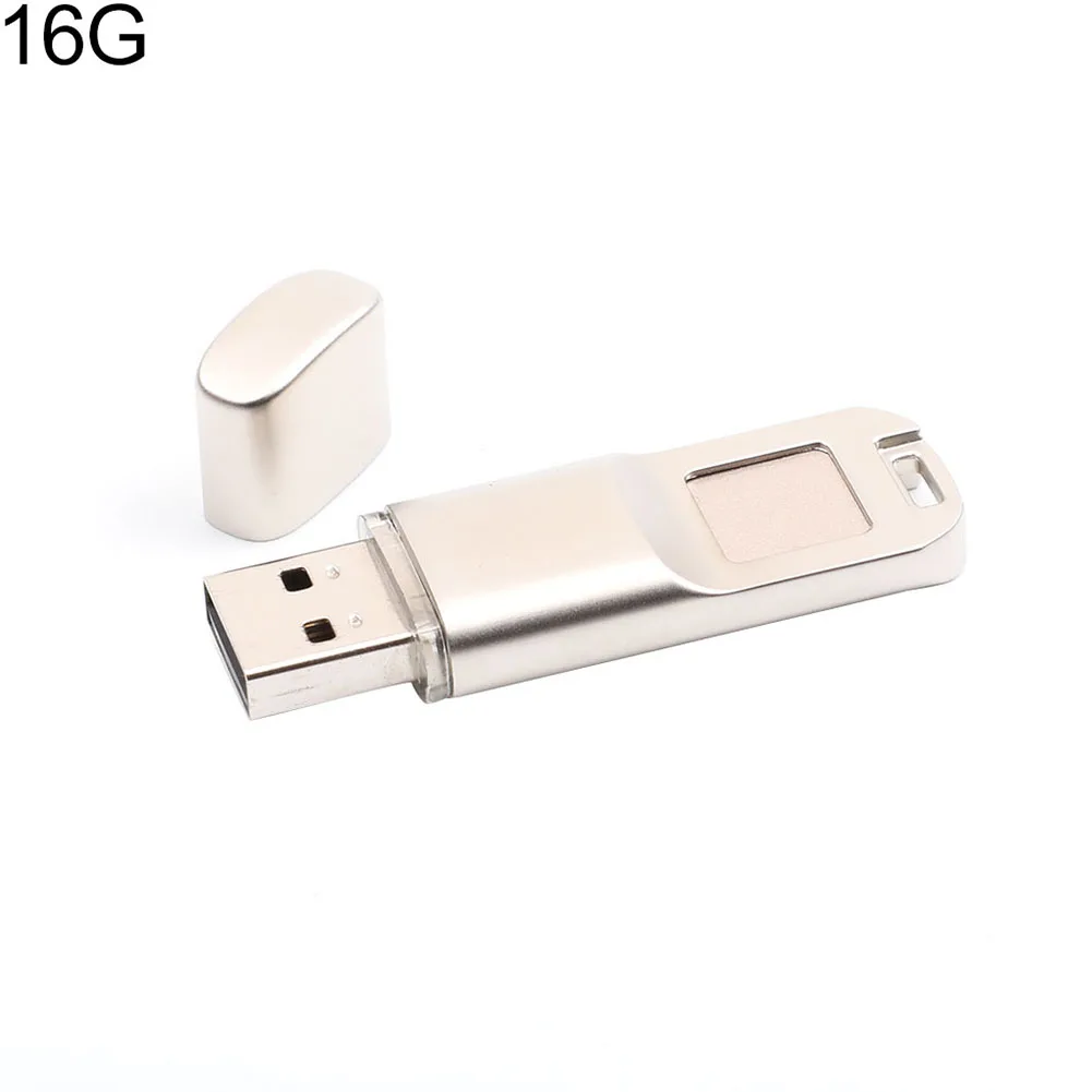 16/32/64G отпечатков пальцев блокировка USB 2,0 безопасности U диск флэш-накопитель usb Memory Stick мини ручка привода USB флэш-память