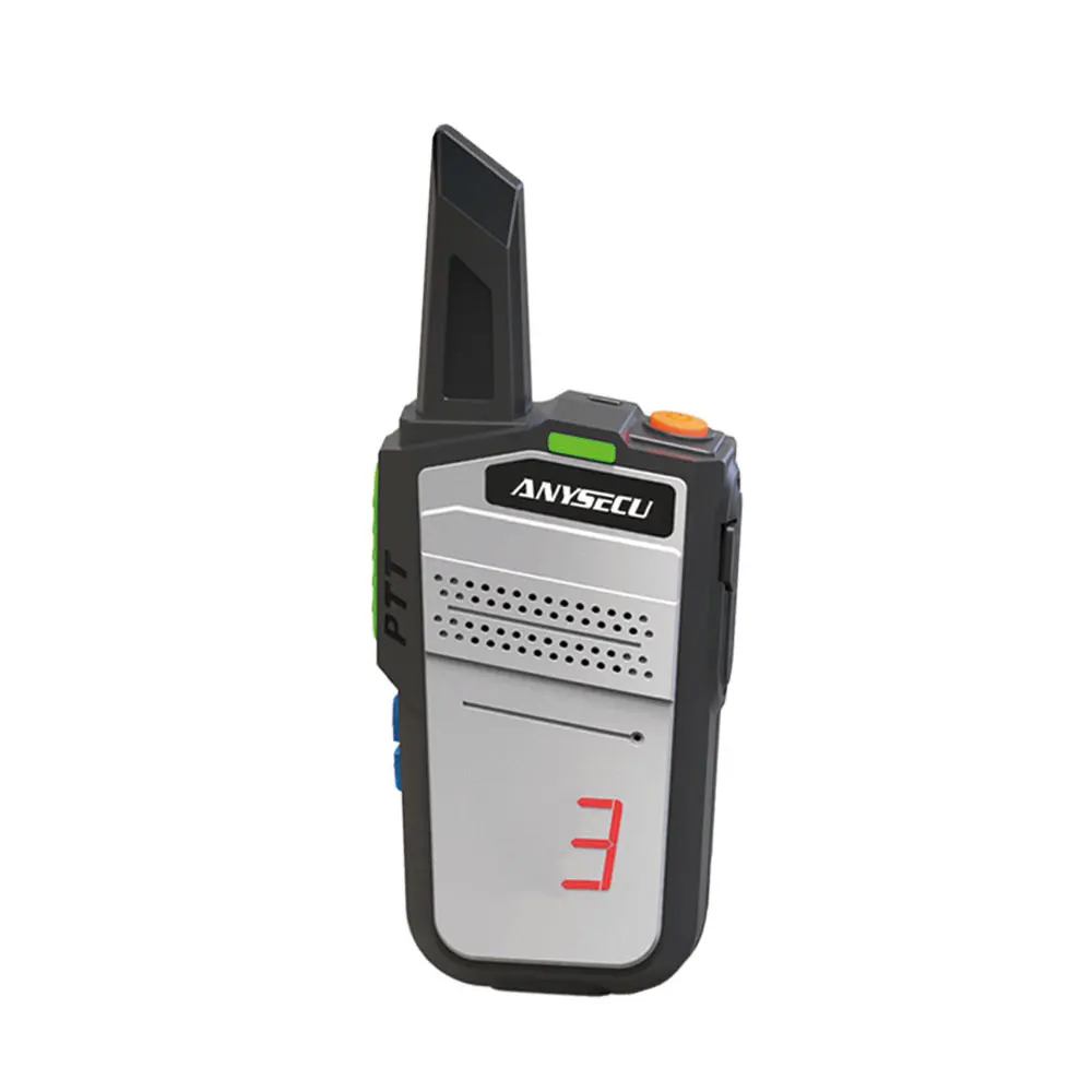 Anysecu мин Ручной UHF 400-520 мГц 5 Вт двухстороннее радио 16-канальный активный вид дисплея Экран милые портативная рация для детей AC-350