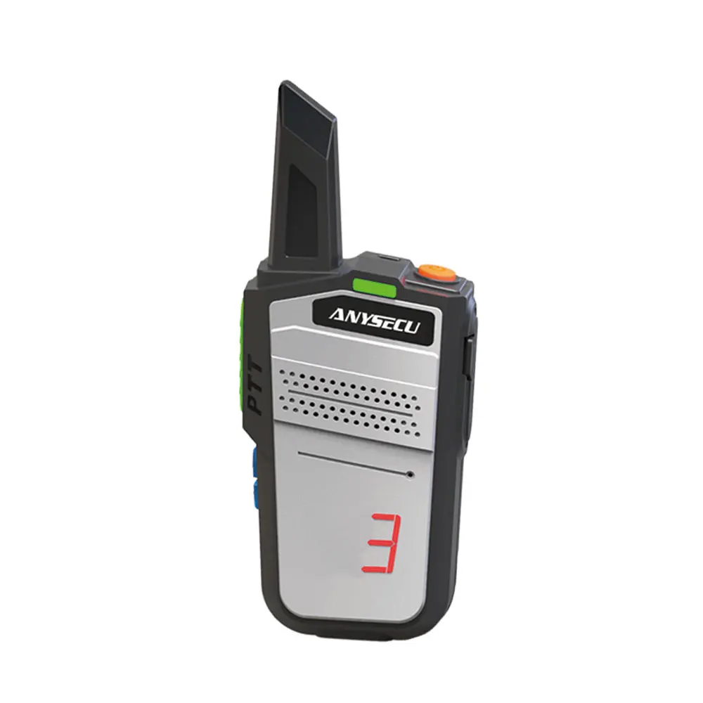 

Anysecu Min handheld UHF 400-520MHz 5w Two way radio 16 channel Active View display Screen Cute walkie talkie for kids AC-350