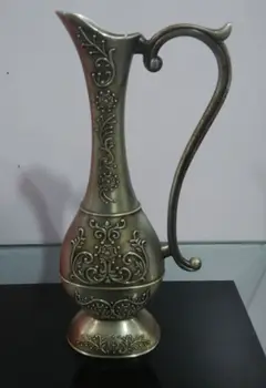 

26 cm * / Old Tibetan silver hand carved Chinese collection decoration big teapot