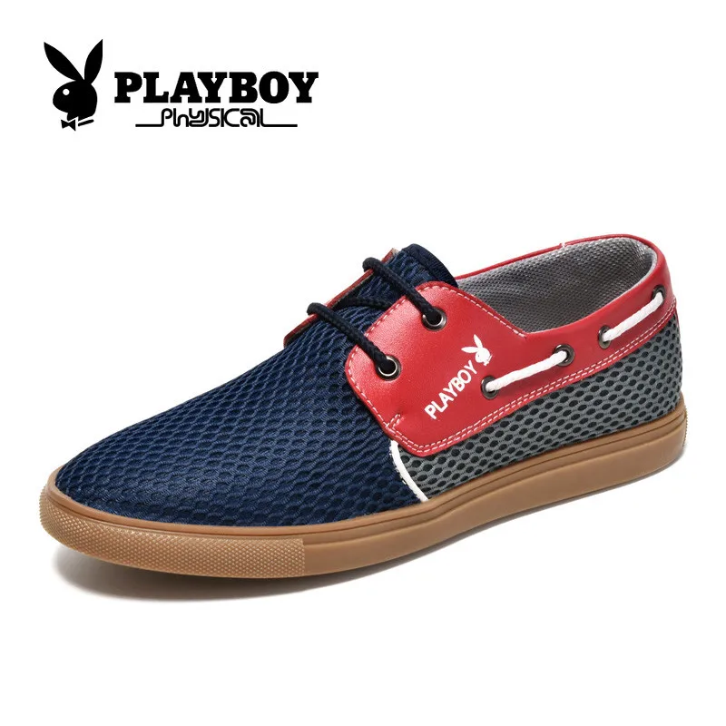 Playboy Мужская обувь новая обувь для активного отдыха дышащая сетчатая ткань обувь модная обувь joker CX39040 han edition network