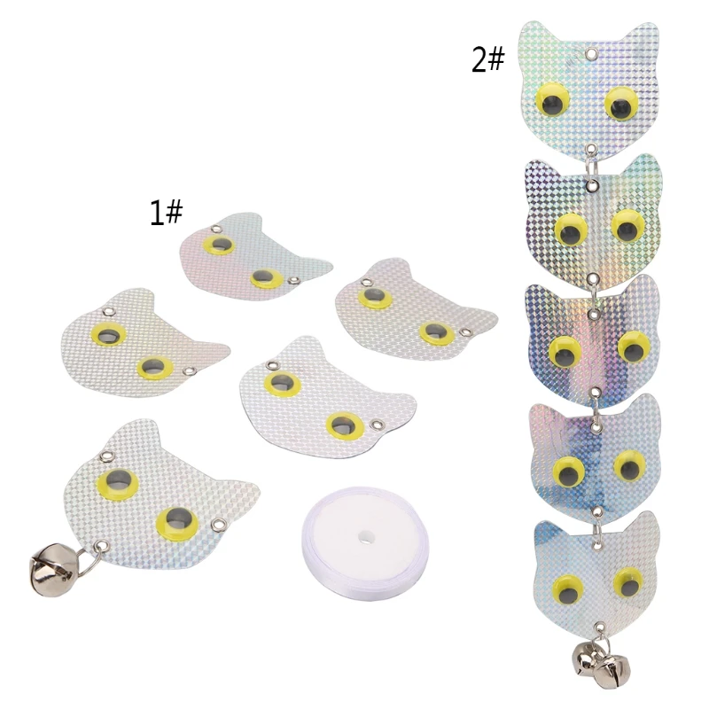 Bird Repellent Reflective Discs Hanging Device To Keep Bird Away Flash