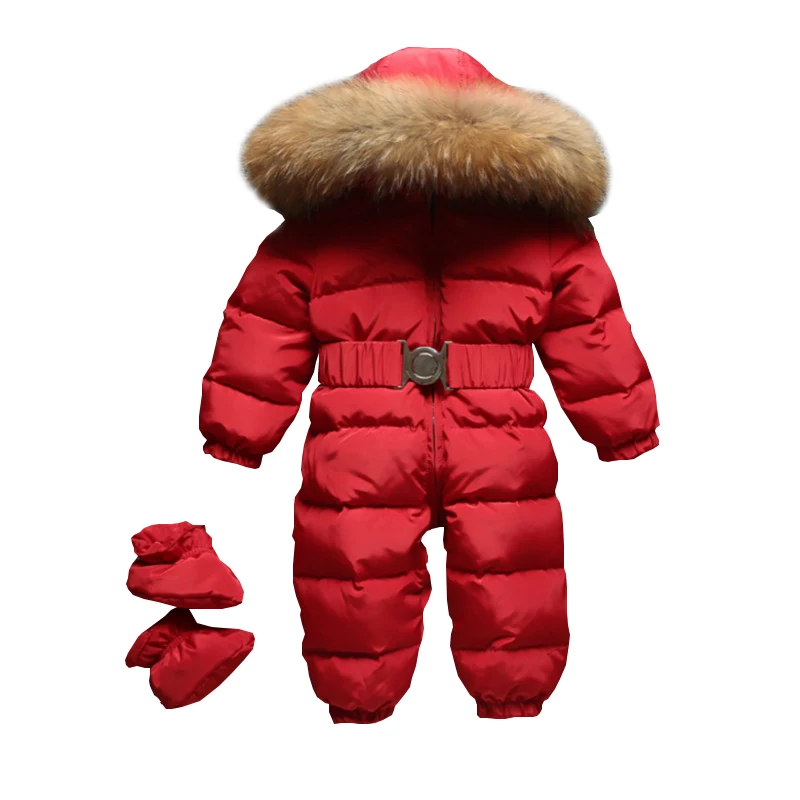 Buy Winter Baby Overalls Clothes Newborn Duck Down