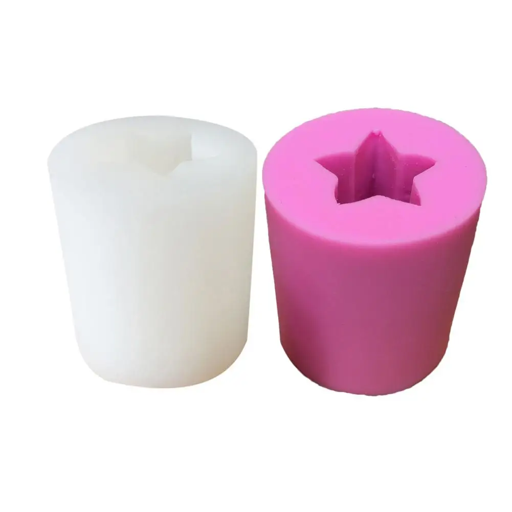 

TOPATY Star Shaped Silicone Candle DIY Silicone Mold Handmade Soap Moulds Craft Art DIY Mould 3D Candle Making Children Gifts