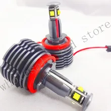 2 шт. H8 32 Вт светодиодный ангельские глазки высокое качество Светодиодный Маркер обновление лампы светильник для BMW X6 E92 E80 E70 E93