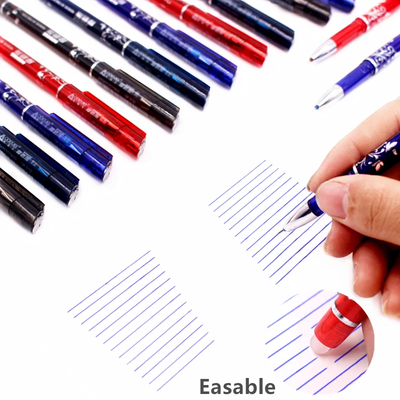 

1 Pcs Erasable Gel Pen Refills Is Red Blue Ink Blue And Black A Magical Writing Neutral Pen