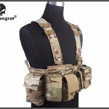 EMERSON UW Gen V Сплит передний нагрудный жилет страйкбол военное снаряжение Мультикам натуральная ткань EM7451 черный AOR
