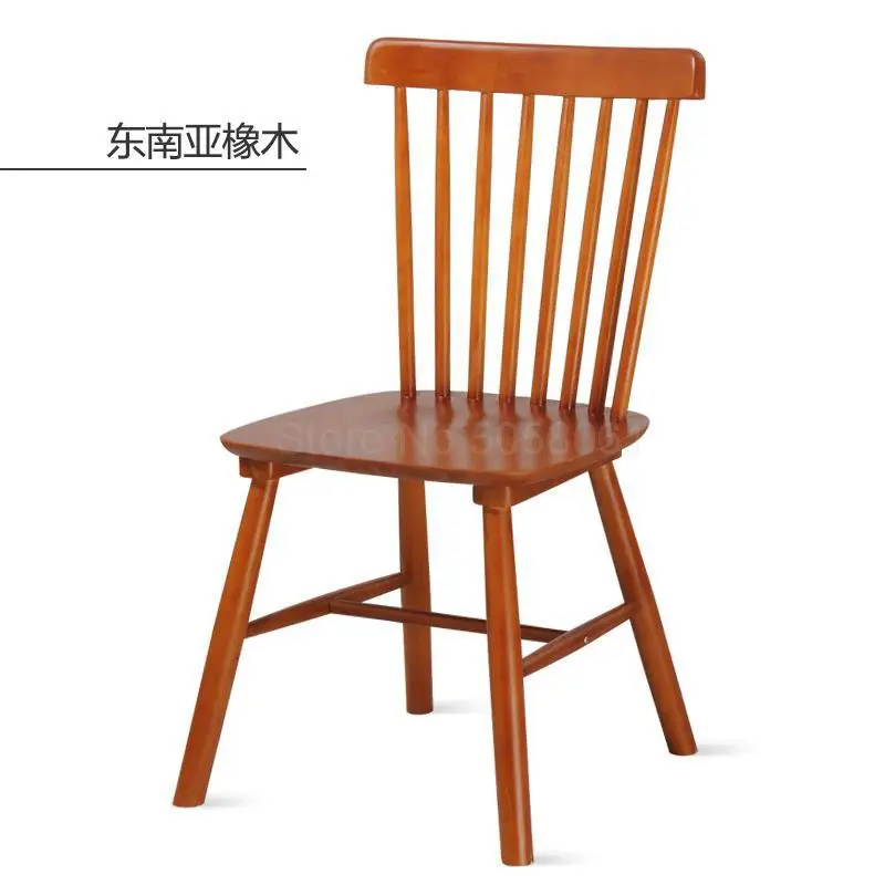 Виндзорский стул скандинавский обеденный стул из дерева домашний стул американский стиль простой Ресторан Кафе Ресторан стул - Цвет: ml11