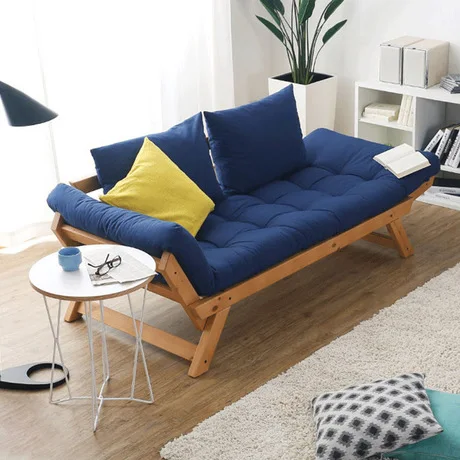 Диваны для гостиной мебель для дома Массив дерева, ткань диван-кровать стул-качалка ленивый стул диван
