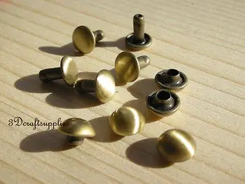

rivets leather rivet bag clothing shoes dome copper 30 sets 9 mm Anti bronze H53