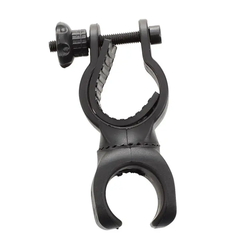 Excellent Bicycle Bike Flashlight LED Torch Mount Holder Cycling Clip Clamp-Black 4
