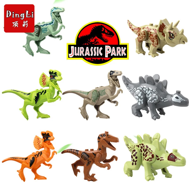 2019 NEW 8 Pcs. Bricks Building Compatibility LegoINGlys NinjagoINGlys Set Blocks Original Classic Dinosaur Toys for children