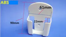 Convenient TV/ DVD/ Air Conditioner Remote Control Holder Wall Mount Plastic Racks -Storage Box (61mm*22mm) Free shipping