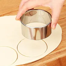 Аксессуары для кухни 6 штук из нержавеющей стали для приготовления пельменей, форма для приготовления круглого Клецка, круглая Клецка