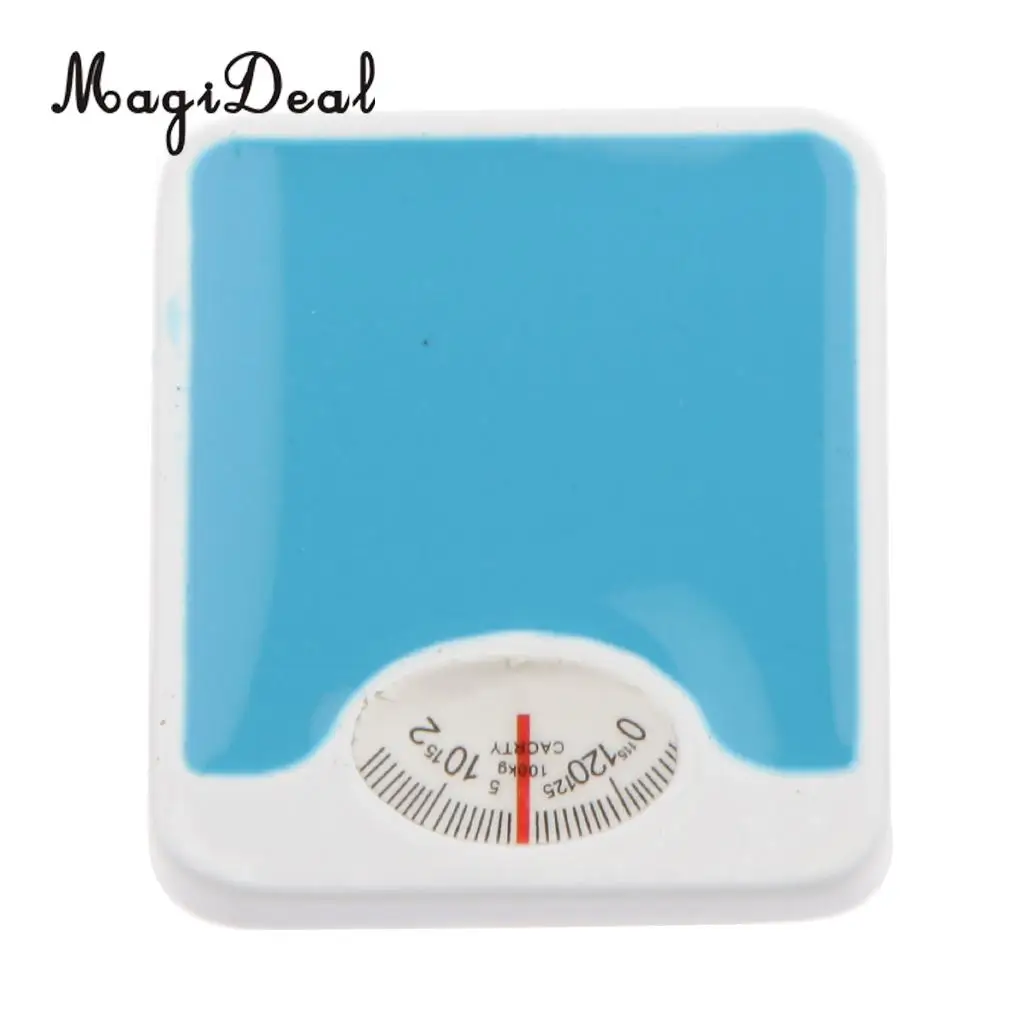 MagiDeal Top Sale 1Pc 1/12 Scale Dolls House Miniature Metal Weight Scales for Bedroom Decor Children Toy 2 Colors 230x260mm