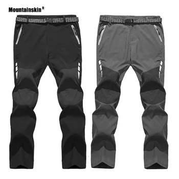 

Mountainskin Summer Men's Quick Dry Pants Sports Hiking Ultra Light Breathable Outdoor Camping Trekking Male Trousers VA406