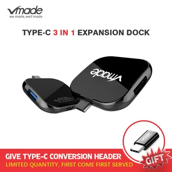 Vmade Hub TypeC to HDMI Adapter USB3.1 PD Charge port Support for Nintendo switch TV mode, Galaxy S8/note8 Dex function, Macbook
Vmade Hub TypeC to HDMI Adapter USB3.1 PD Charge port Support for Nintendo switch TV mode, Galaxy S8/note8 Dex function, Macbook