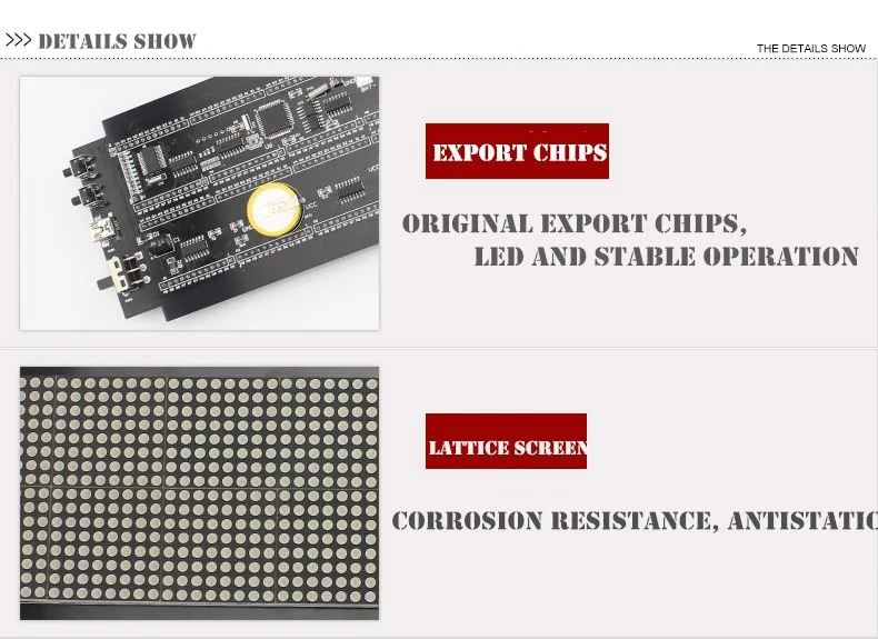 Suporte a Rolagem de Texto Tela de Exibição de Publicidade Módulo de Sinal Led Red Light Usb Programável Levou Exibição Carro Dc12v Levou Levou 14 Módulos de LED