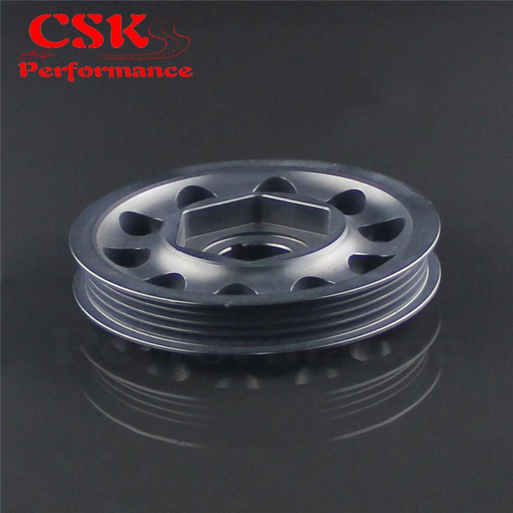 Гоночный светильник шкив из сплава для Civic EK9 Integra DC2 Type R CTR BLACK|crank pulley|racing pulleypulley civic