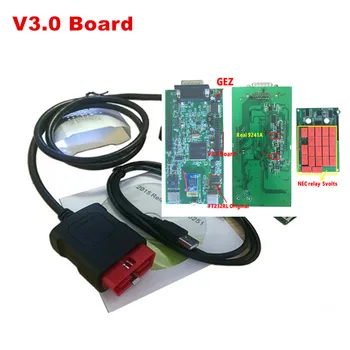 

REAL 9241 chip VD TCS CDP Pro Plus Bluetooth V3.0 Green PCB with Cover 2015.3 for car and truck OBD Diagnostic tool as Multidiag