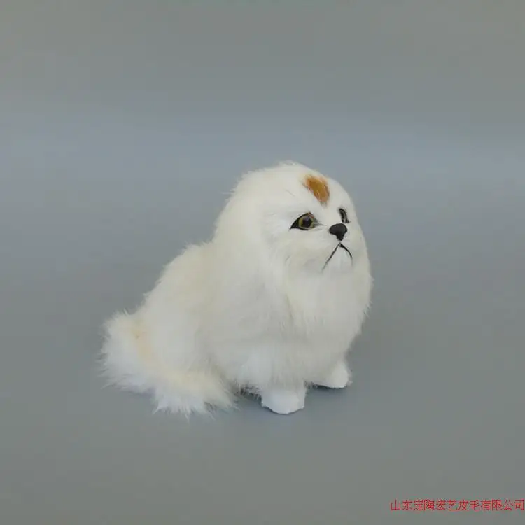 Lucu Simulasi Model Anjing Anjing Peking Polyethylene Bulu Lucu