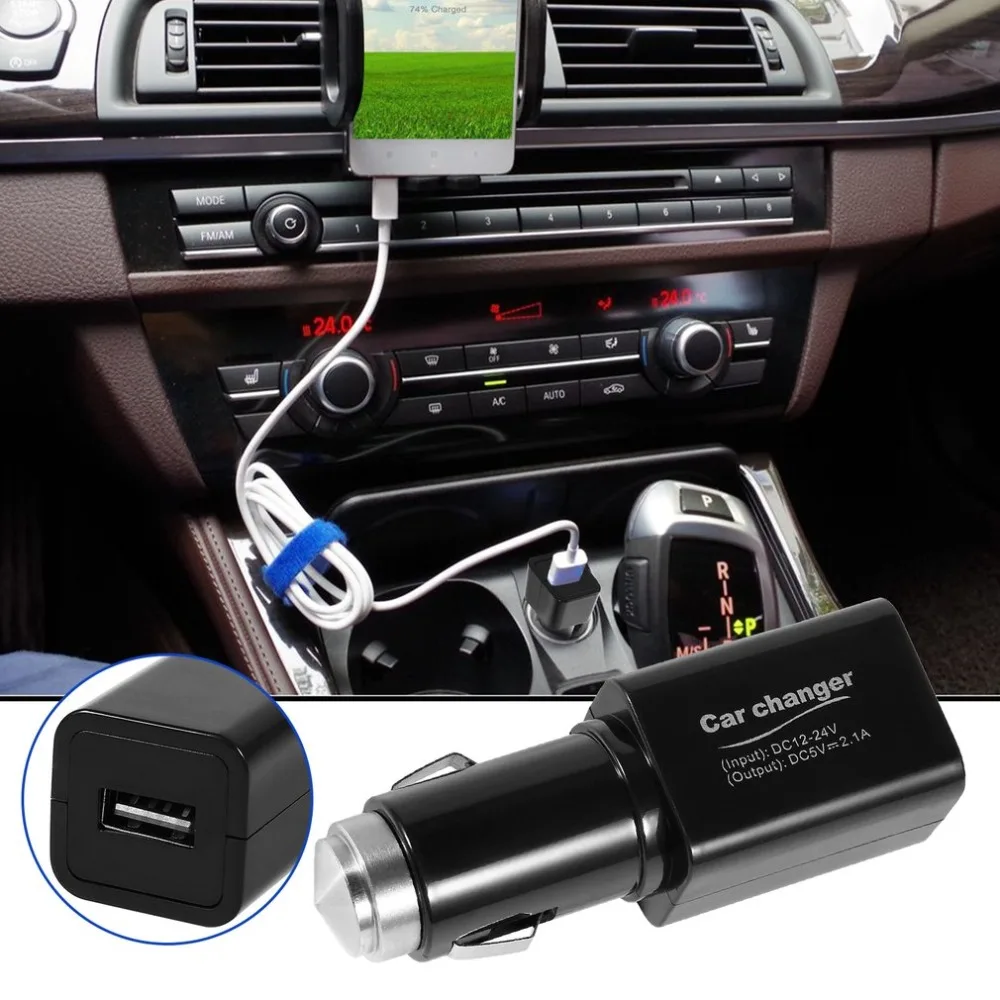 New Mini Car Charger GPS Tracker USB Charger with TF Card Memory Card