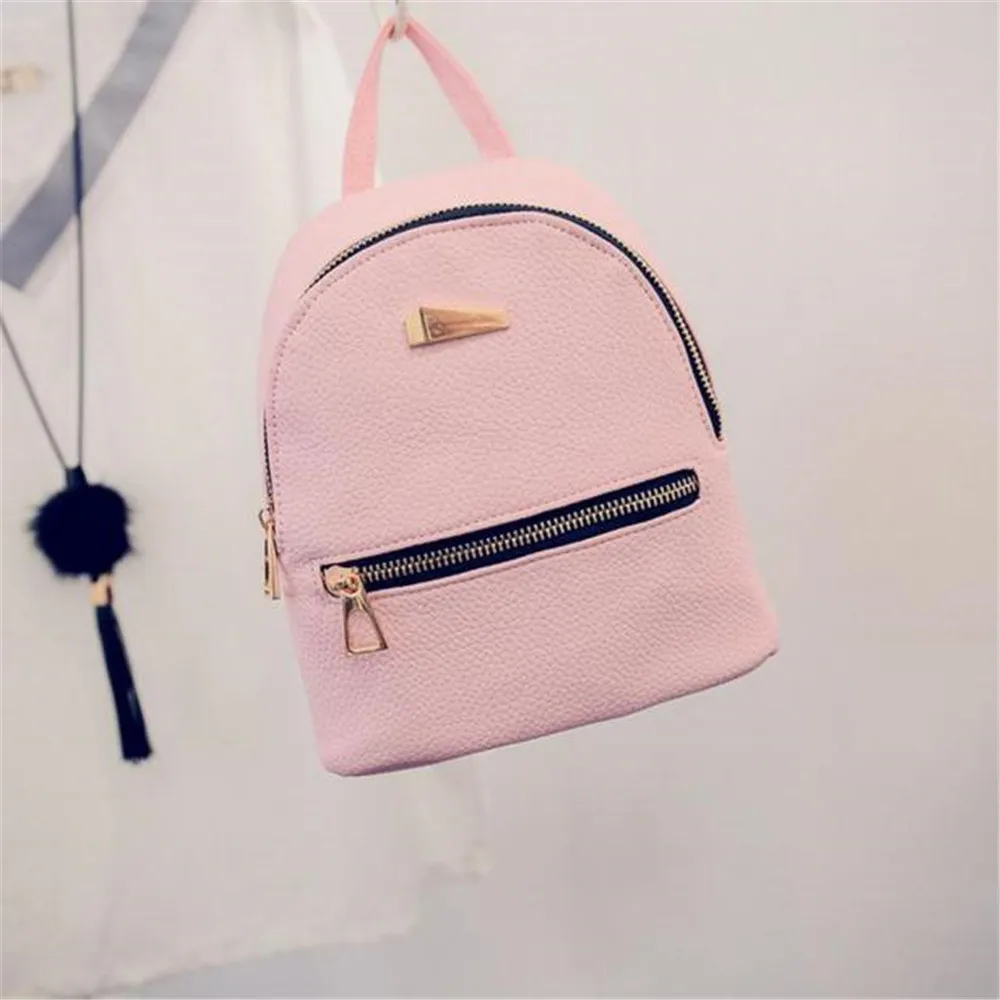 

Aelicy 2018 Hot Sale Fashion Shell Type Women's Leather Backpack Travel School Rucksack High Quality Solid Small Backpacks