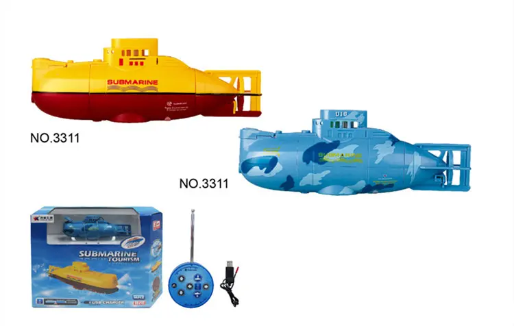 

High quality Remote Control Mini submarine toy Electric leakage proof Waterproof Innovative Educational toys baby kids best gift