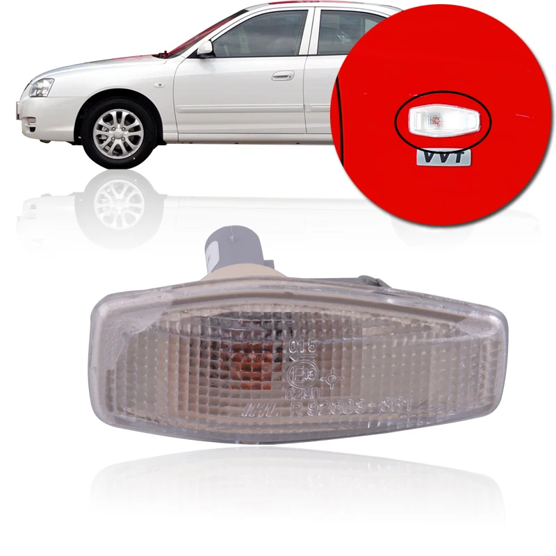 Световой индикатор поворота крыла CAPQX для Hyundai Sonata Tucson Elantra Accent 92303 25500 2C100|light for|light
