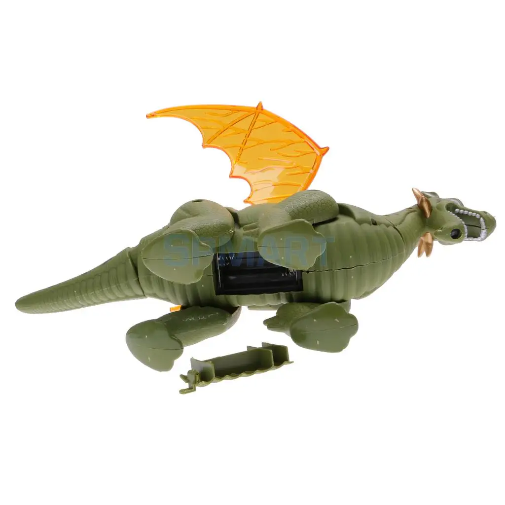 Электрический робота-динозавра w/крылья свет Юрского периода животных игрушки для детей 697 дошкольного звуковая игрушка Рождественский подарок