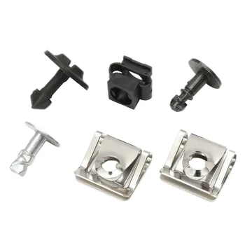 

60pcs Under Engine Cover Undertray Repair Kit Engine Pan Protection Wheel Arch Clips Kit Car Hardware Accessories
