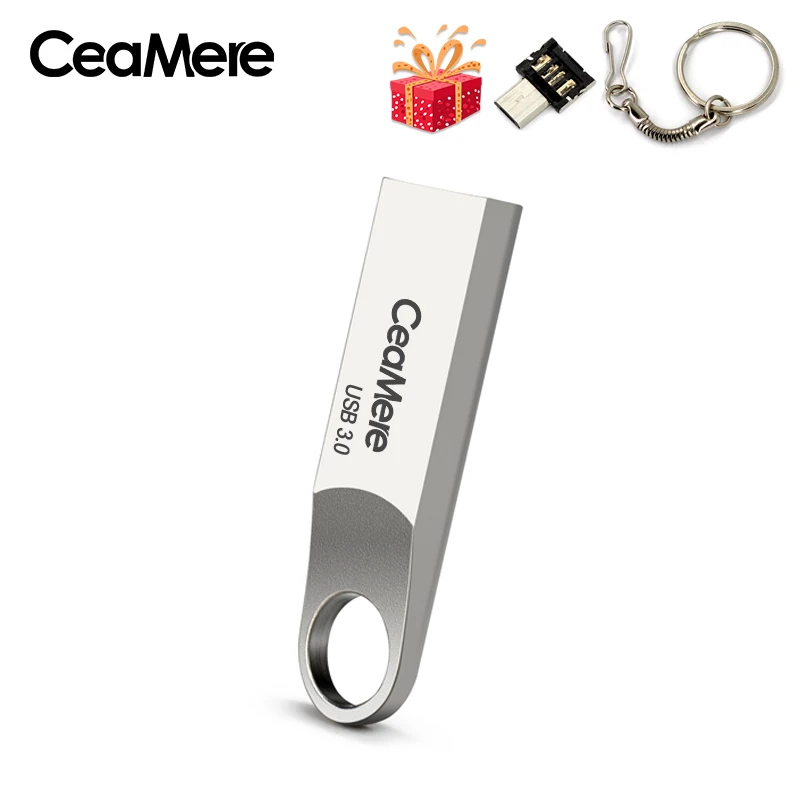 CeaMere USB флеш-накопитель 256 ГБ/128 ГБ/64 Гб/32 ГБ/16 ГБ флеш-накопитель Флешка флеш-накопитель USB 3,0 карта памяти USB диск бесплатно OTG