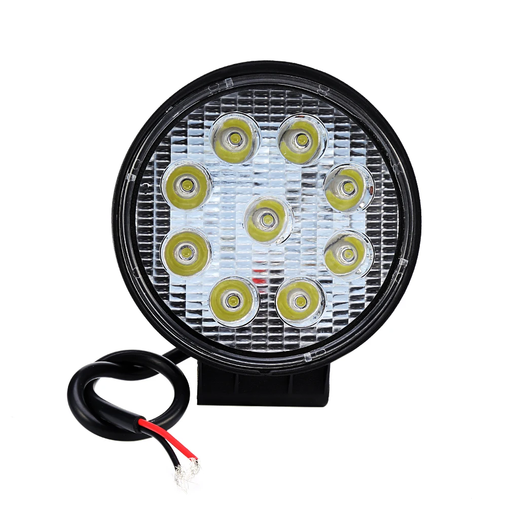 

4 Inch 27W LED Car Work Light Led Bar Spot 12V Round Square Truck Led Light Bar 6000K White For ATV Boat 4x4 Offroad SUV ATV