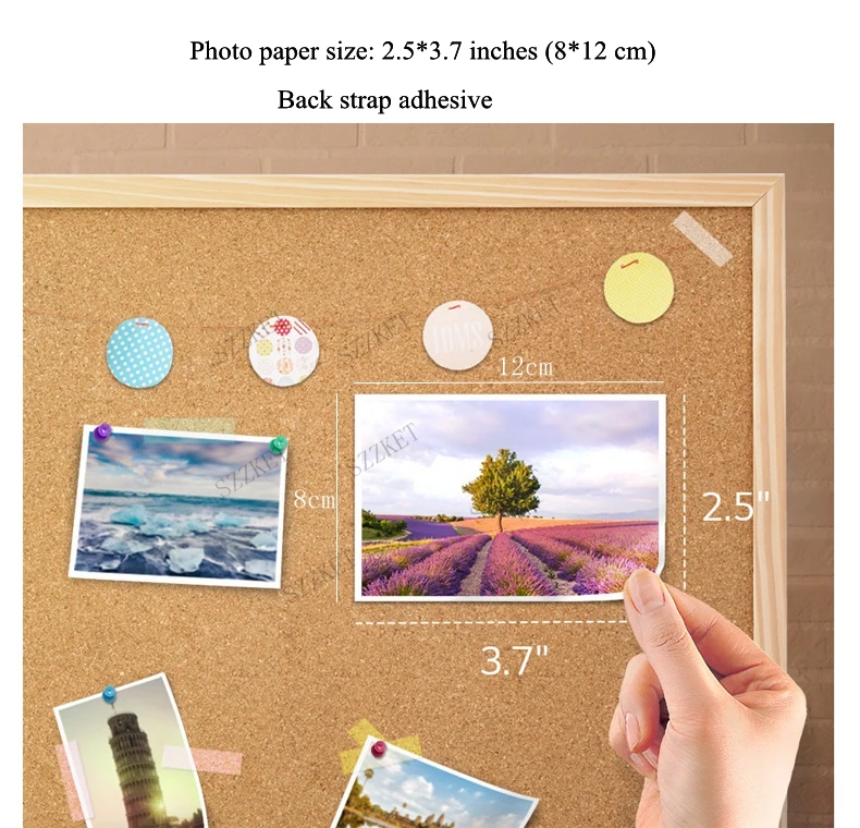 72 Sheets LG Pocket Photo Paper Cartridge for PC389 Pocket Photo Snap 