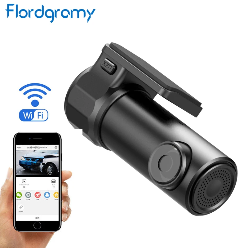 Flordgramy Mini Wireless Hidden Car Dash Cam DVR APP