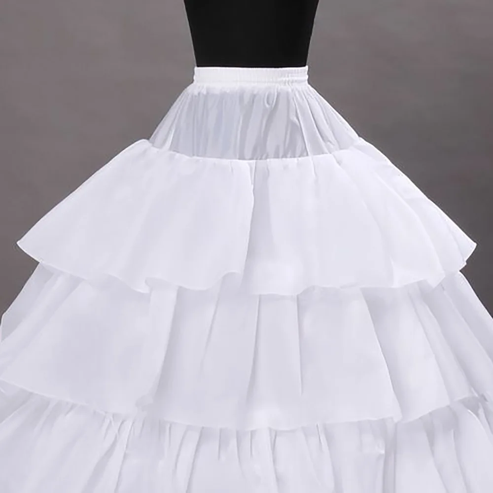 JaneVini 4 Hoops пышные тюлевые Бальные платья кринолиновые свадебные юбки черный/белый Нижняя юбка 5 слоев оборки свадебные аксессуары