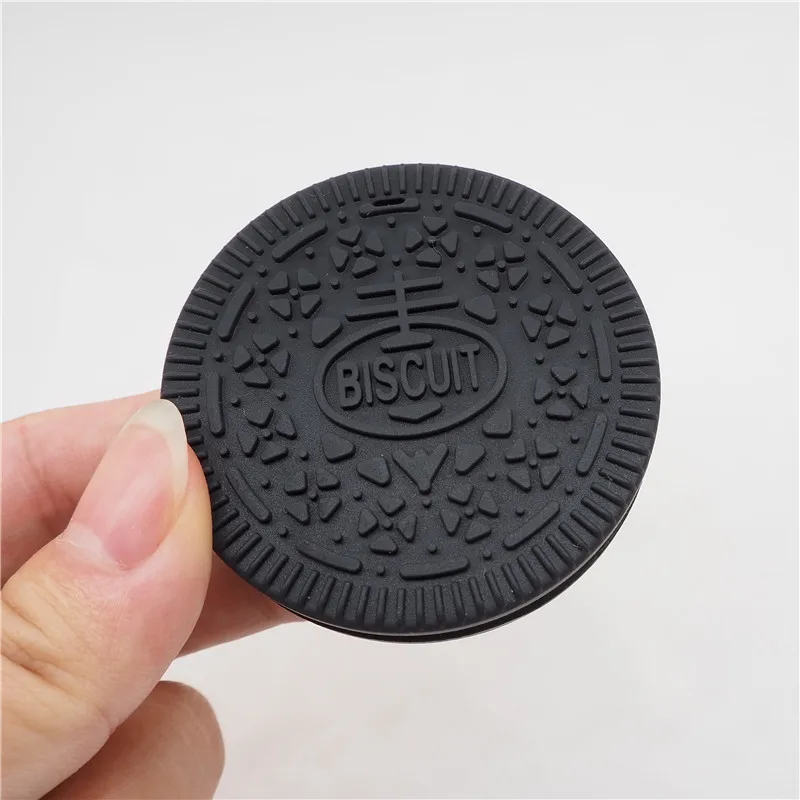 Chenkai 2 шт Силиконовые бисквиты Прорезыватель DIY печенье «Oreo» Детская соска пустышка Жевательная сенсорная подвеска монтессори игрушка аксессуары