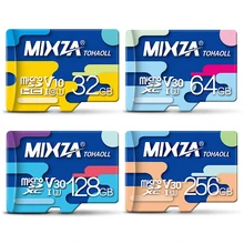 Real capacity memory card 8g micro sd card 32 GB class 64GB 10 microsd TF Card SD adapter+card reader+red packaging Freeshipping
