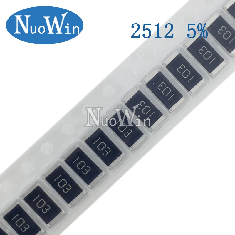 100 шт. 2512 5% 1 Вт SMD чип резистор резисторы 0R - 10M 0 10 220 470 Ом 10R 100R 220R 470R 1K 2 K 4 7 10K 100K 1M |