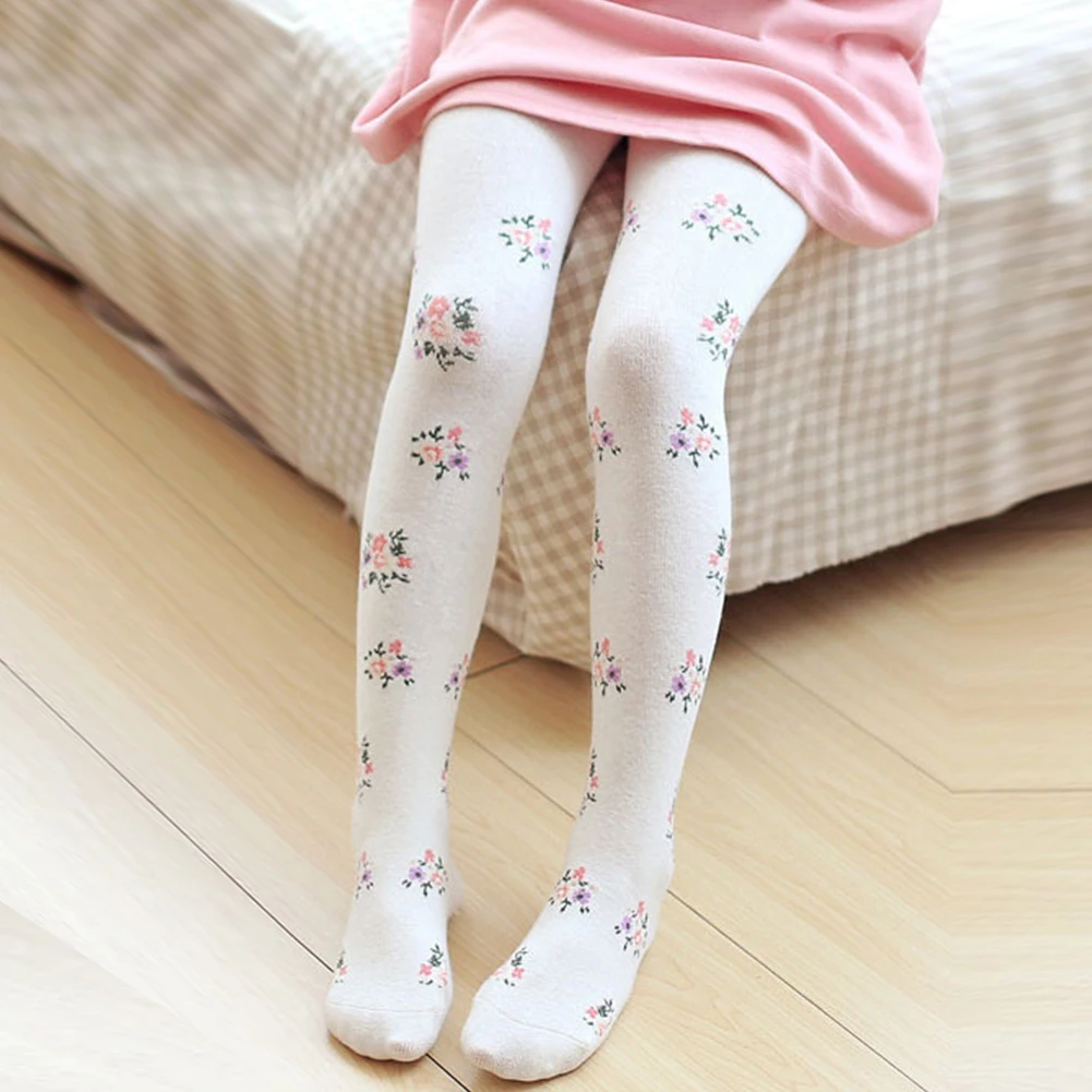 Высококачественные детские штаны, плотные теплые леггинсы на зиму и осень, штаны для девочек, зимние Бархатные леггинсы для девочек - Цвет: white
