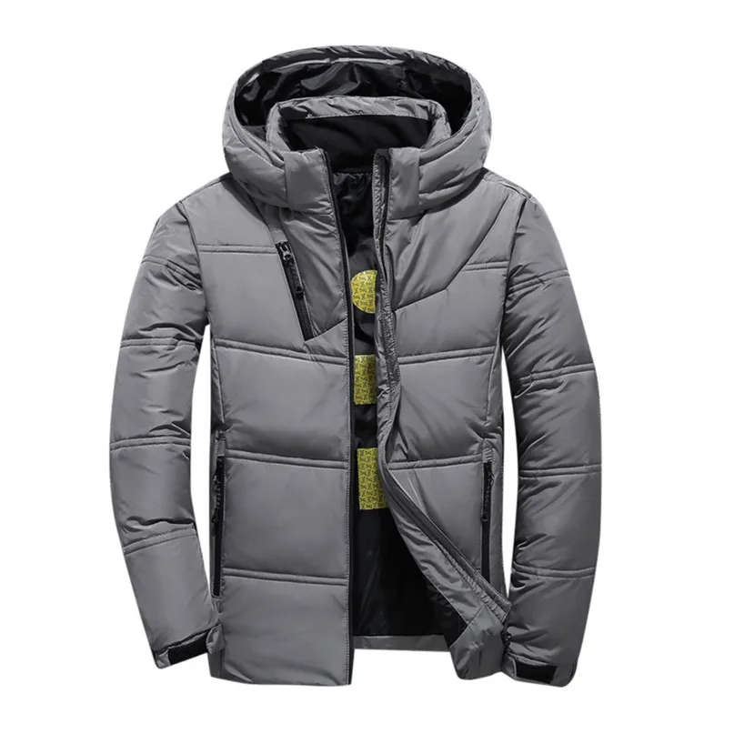 

2018 New Winter Coat Men Down Jacket Outdoor Men's Thickening Short Body Slim Jacket Warm hooded Snowboard Ski jacket #2o22#F