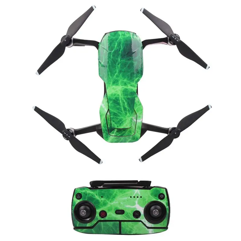 

Green PVC Stickers Decal Skin Cover Waterproof Accessories for DJI Mavic Air Drone CO