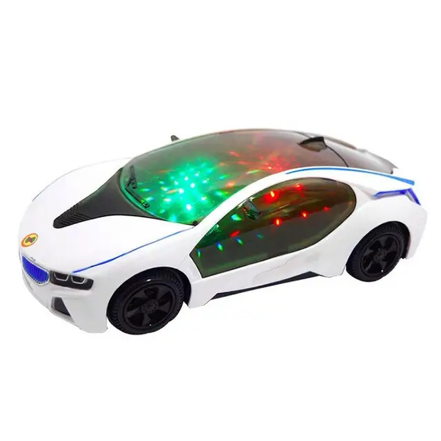 OCDAY LED light up Car Toys With Sound Flashing Lights RTR Truck Racing