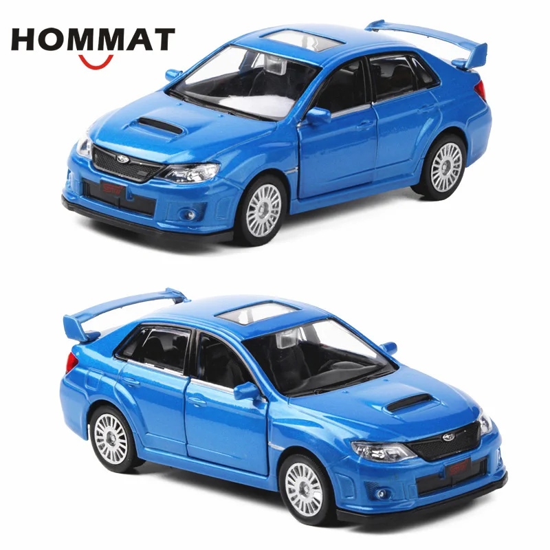 HOMMAT моделирование 1: 1 Subaru WRX STI автомобиль сплава литье под давлением игрушка