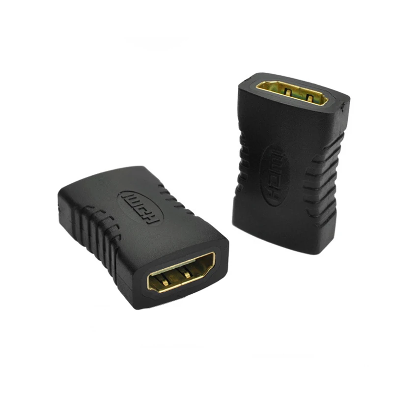 Larryjoe 5 шт. высококачественный черный HDMI разъем Мама удлинитель кабель адаптер с