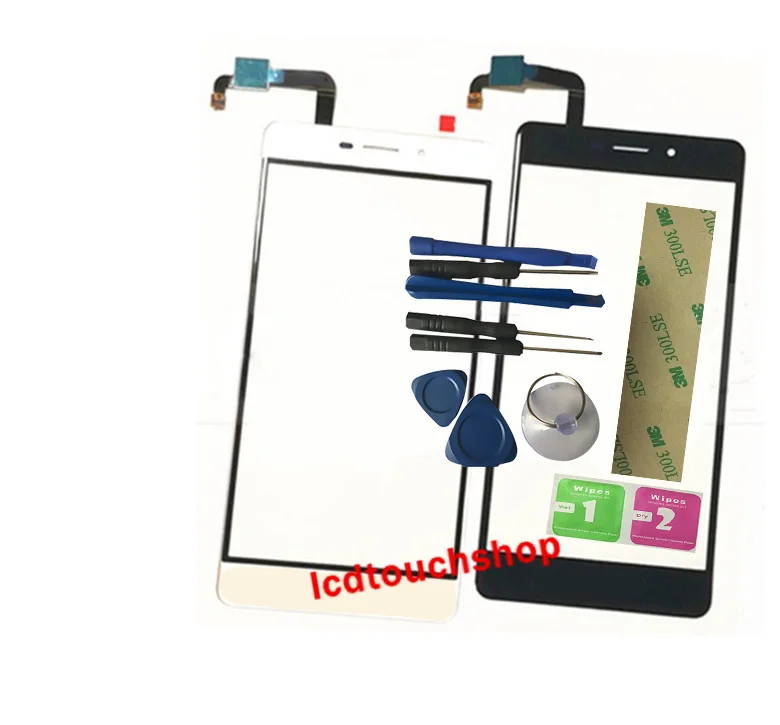 

New Touch Screen For Coolpad E502 Touch Panel Digitizer Replacement With Tools With 3M Sticker