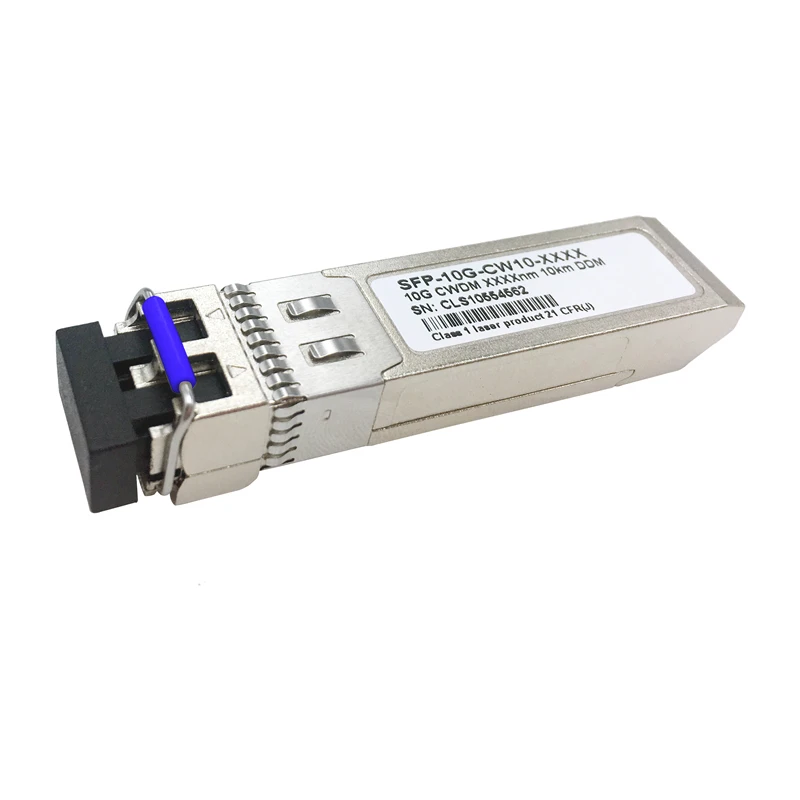10G DWDM SFP + 40km C Band CH17 to CH61 модуль 80km|Оптоволоконное оборудование| |
