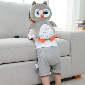 

2018 New Cute Baby Toddler Head Back Protector Pillow Safety Head Protection Pad Harness Cartoon Baby headrest Pillow