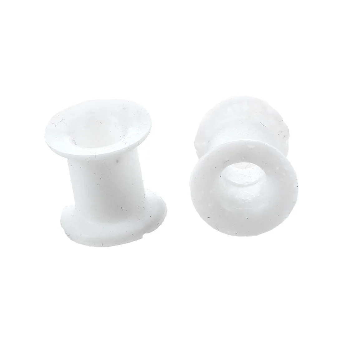 

2PCS 0 Gauge 8mm Silicone Tunnel Ear Plug Expander Stretcher (White)